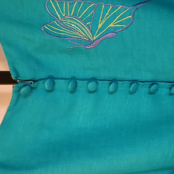 Talbot's Turquoise Sheath, Size 16 - Picture 6 of 6